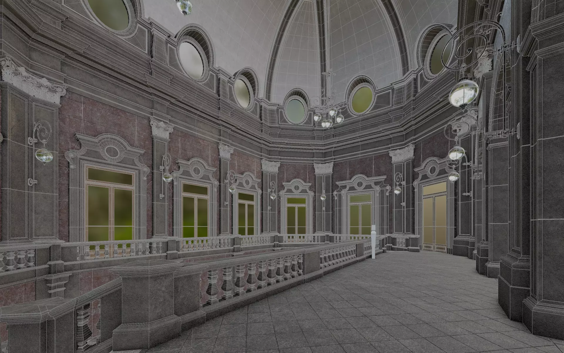 Grand Staircase 3D model_21