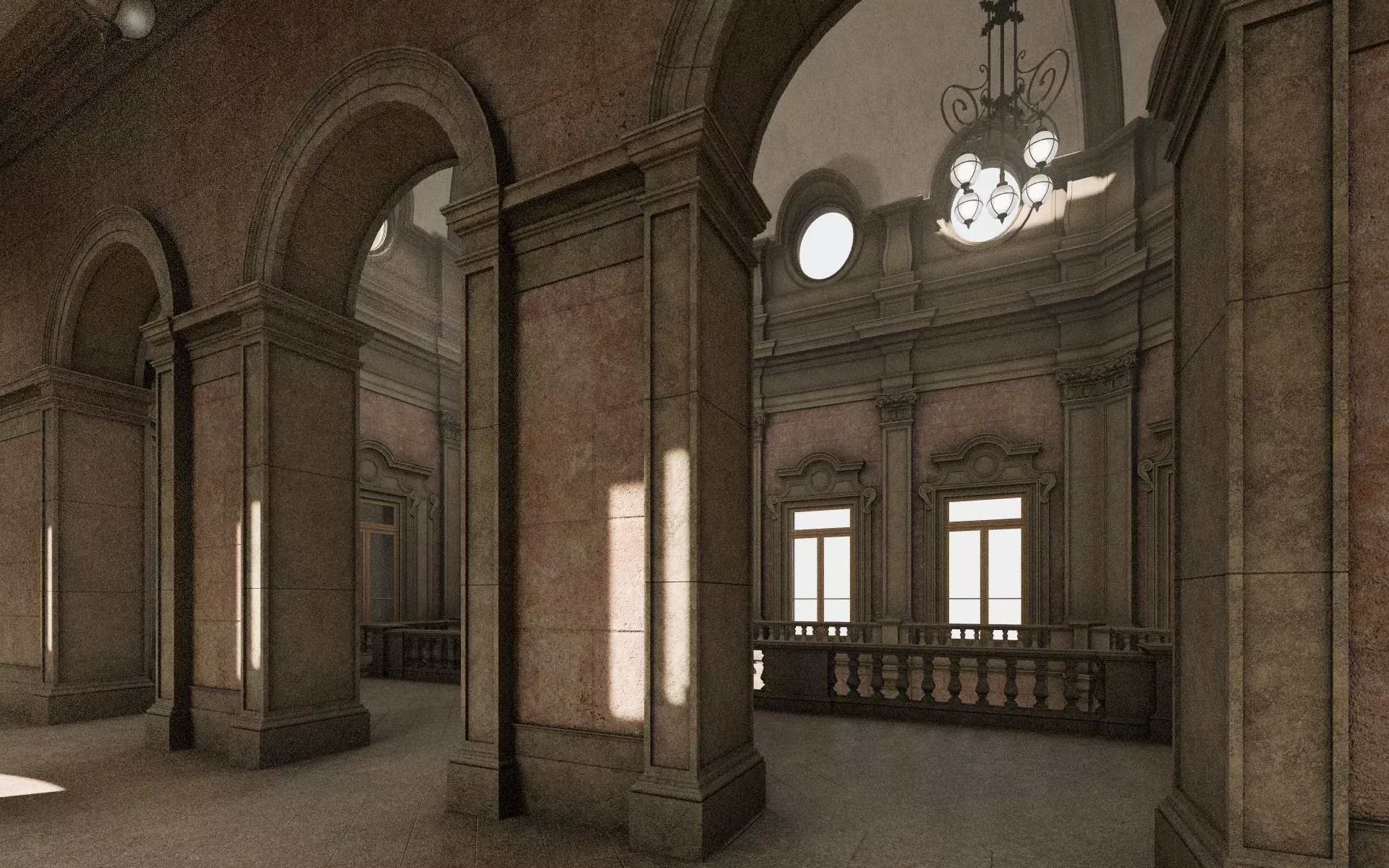 Grand Staircase 3D model_8