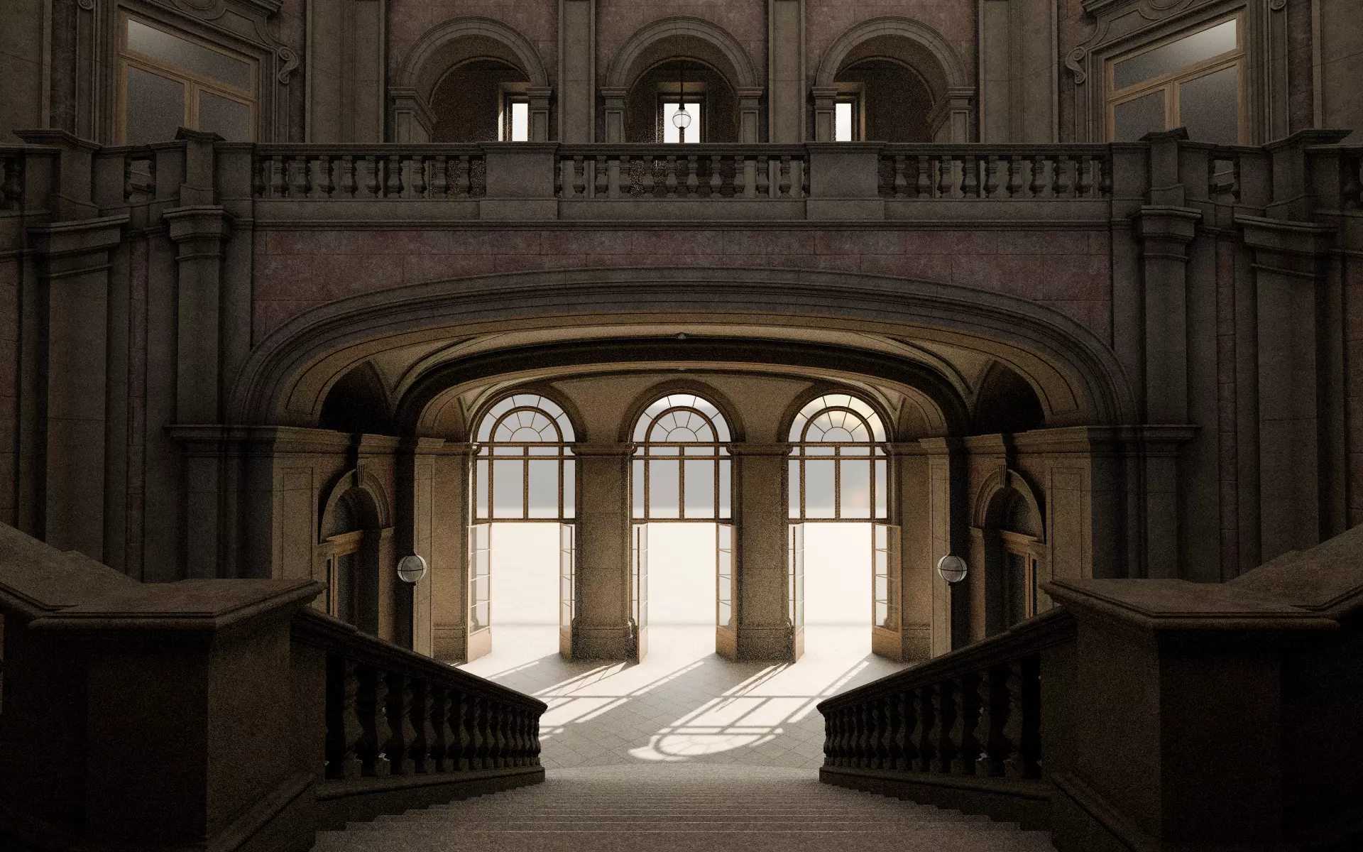 Grand Staircase 3D model_2