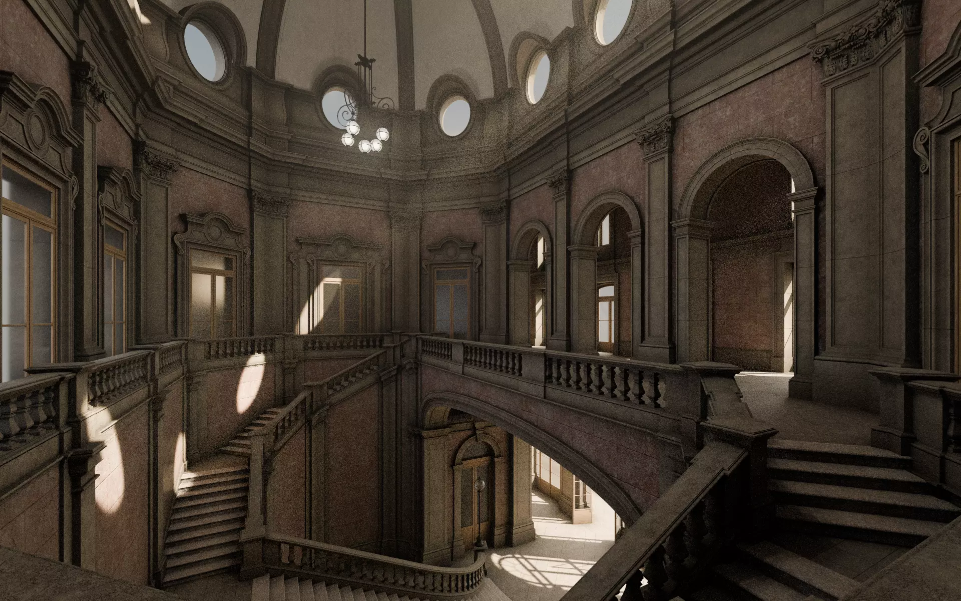 Grand Staircase 3D model_3