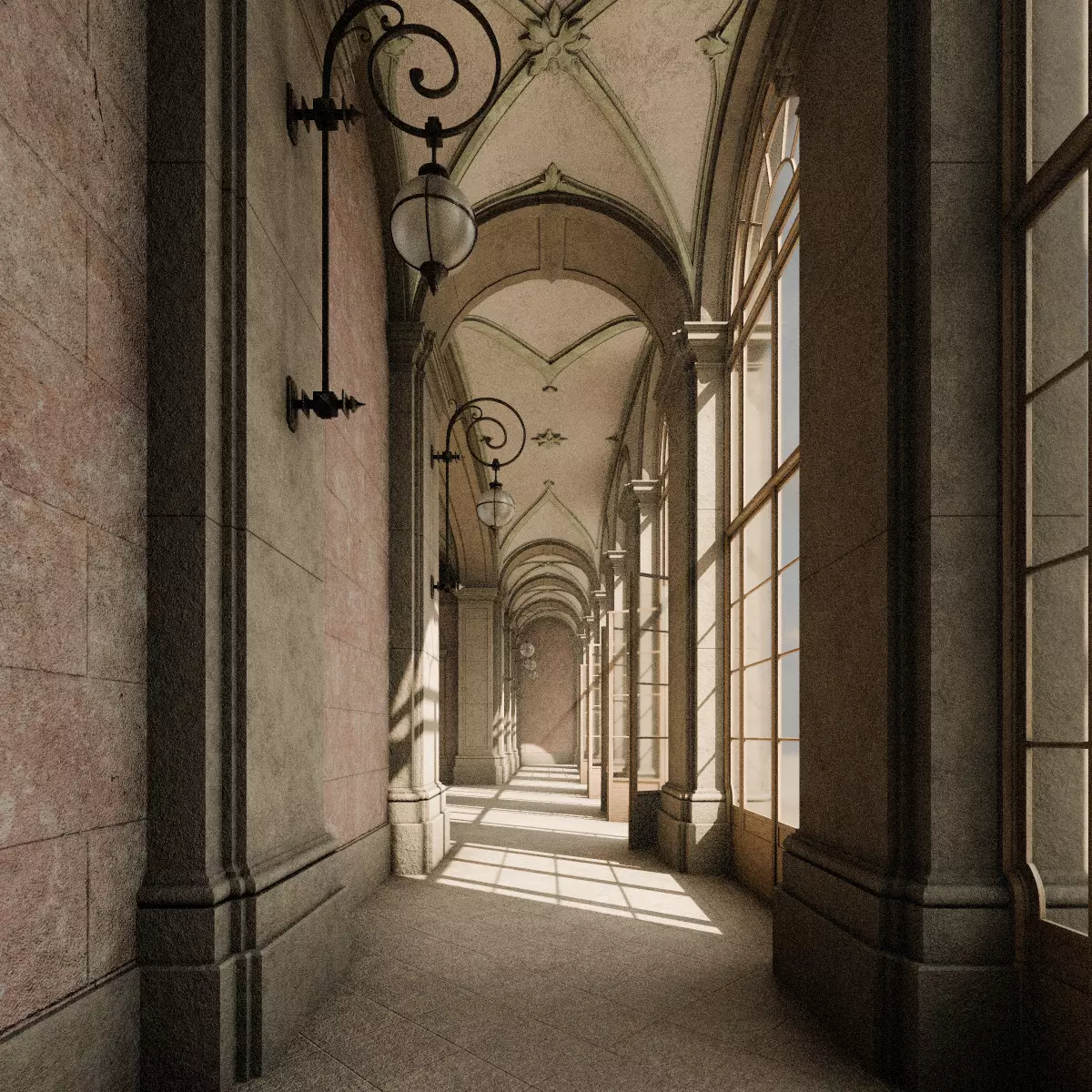 Grand Staircase 3D model_15