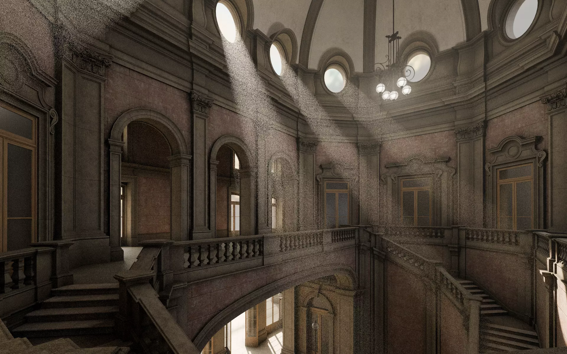 Grand Staircase 3D model_5