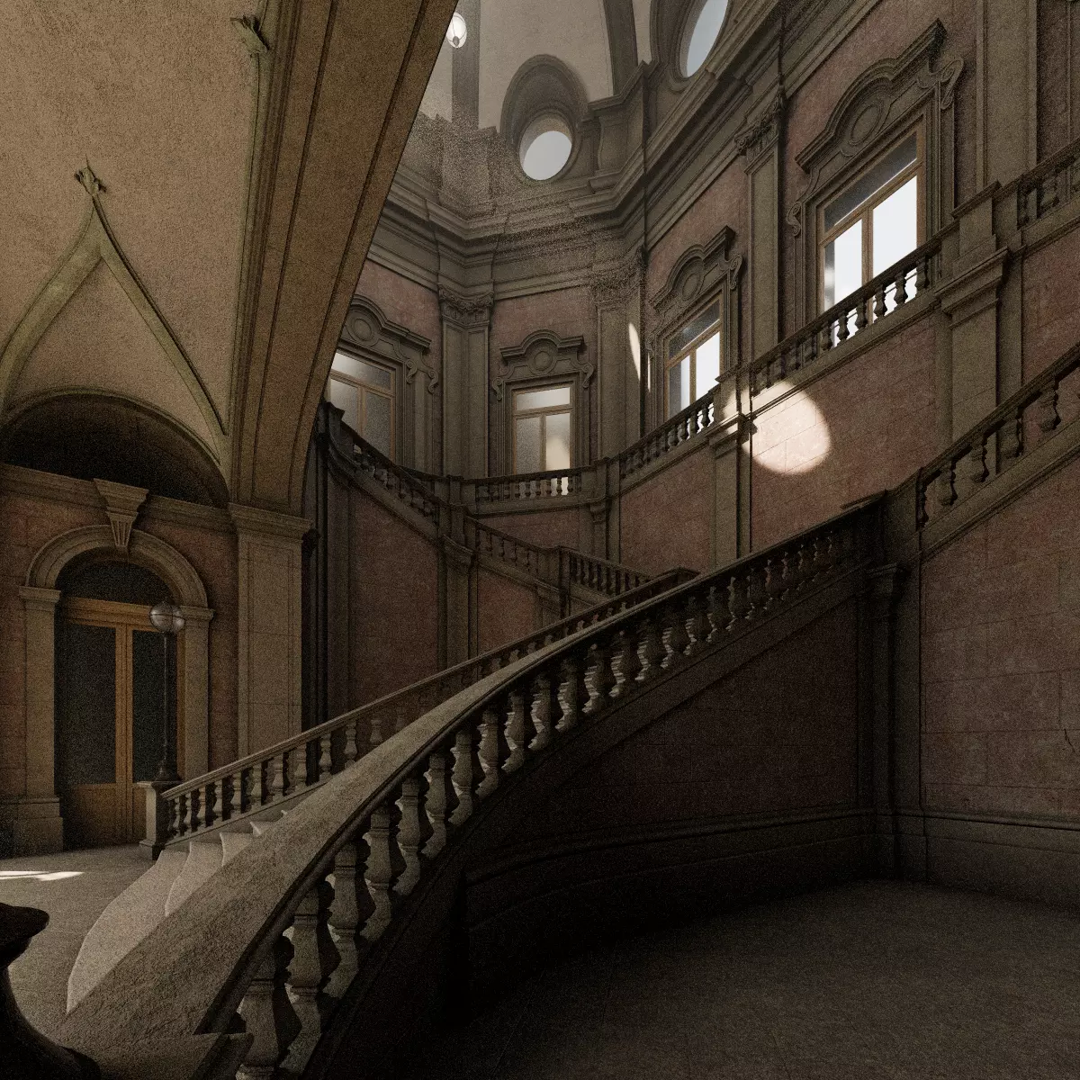 Grand Staircase 3D model_13