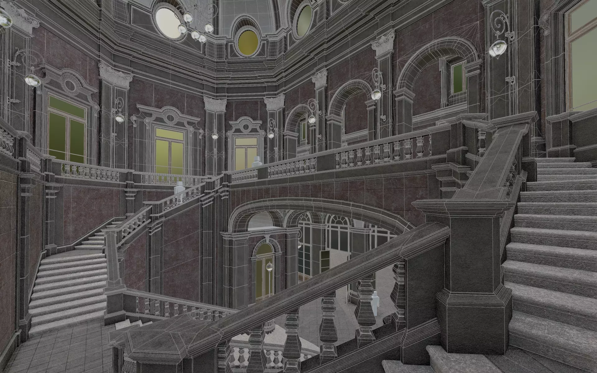 Grand Staircase 3D model_20