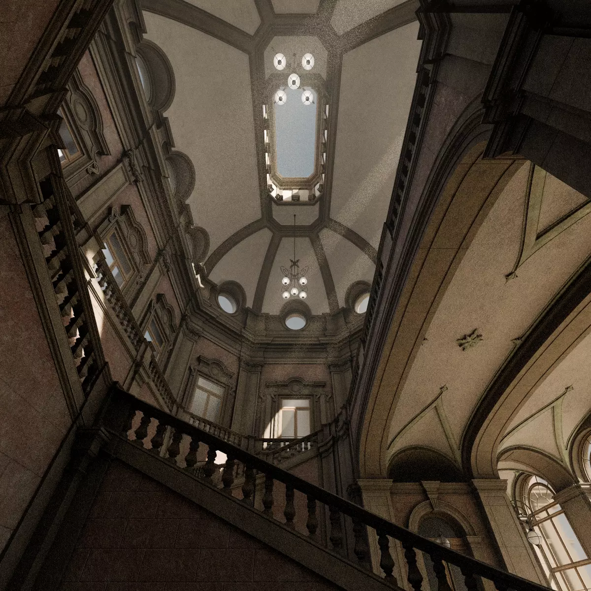 Grand Staircase 3D model_14