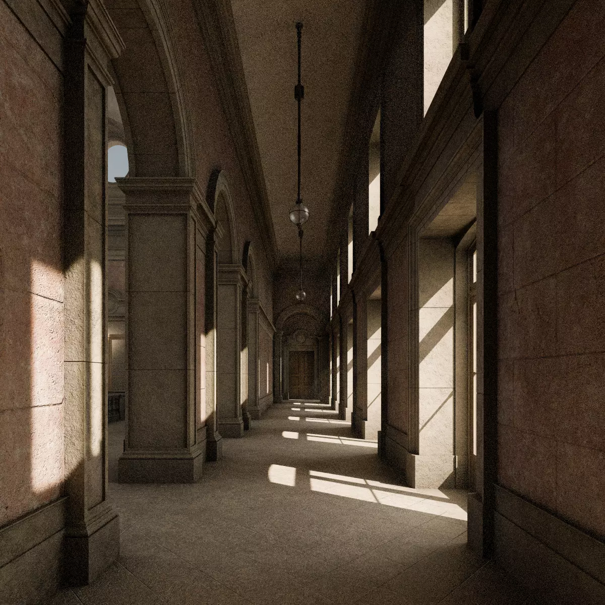 Grand Staircase 3D model_16