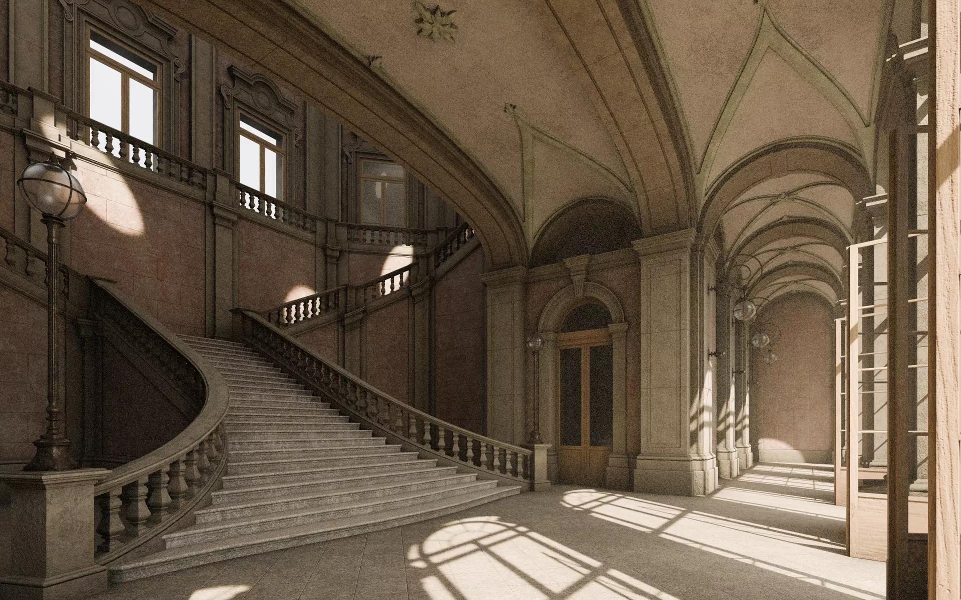 Grand Staircase 3D model_0
