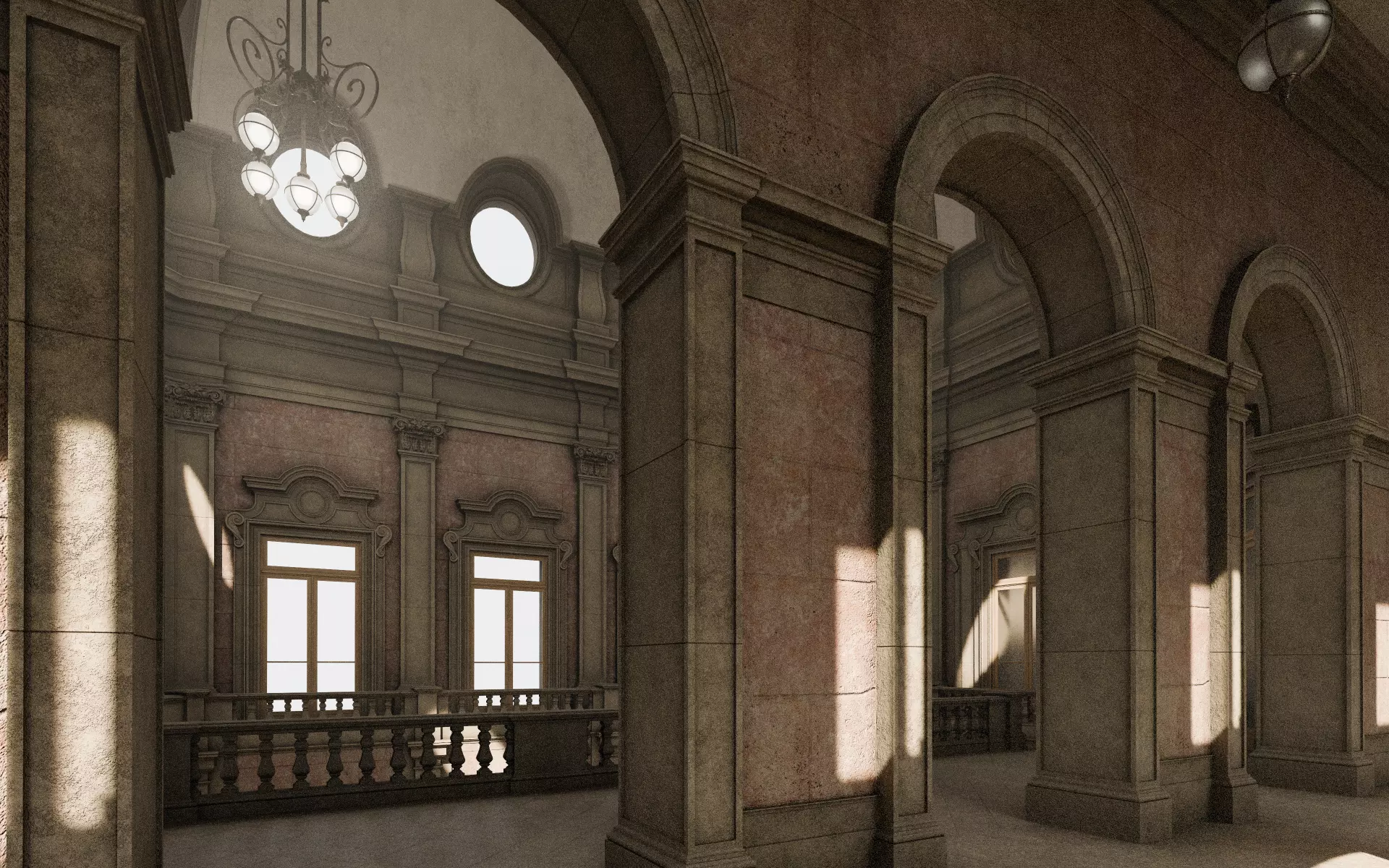 Grand Staircase 3D model_9