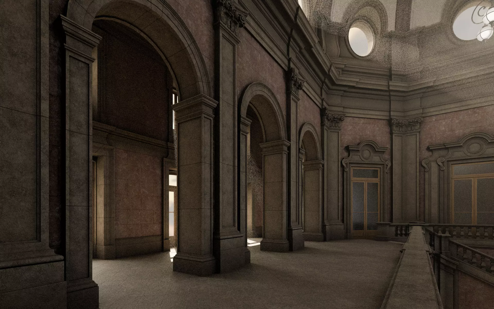 Grand Staircase 3D model_6