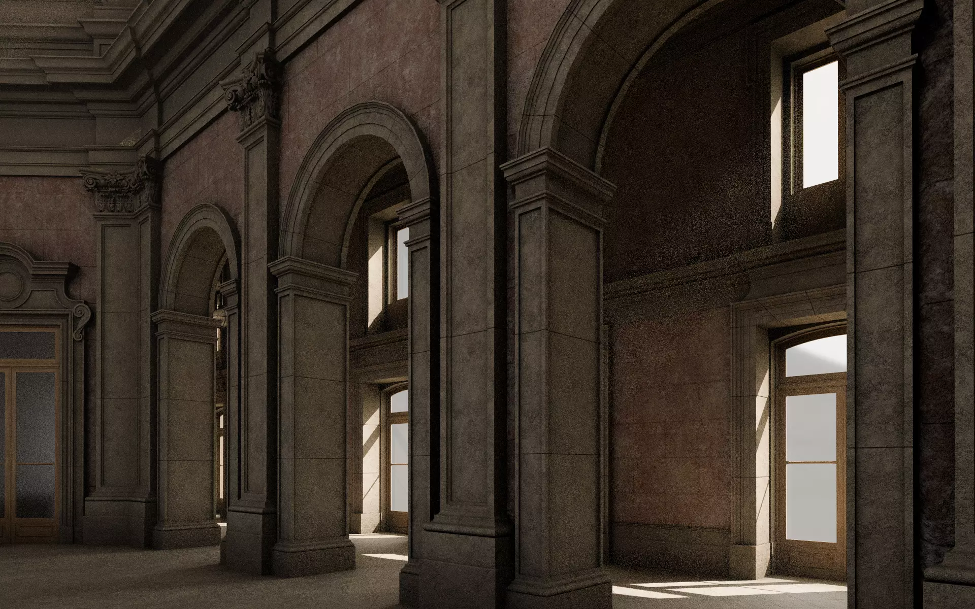 Grand Staircase 3D model_7