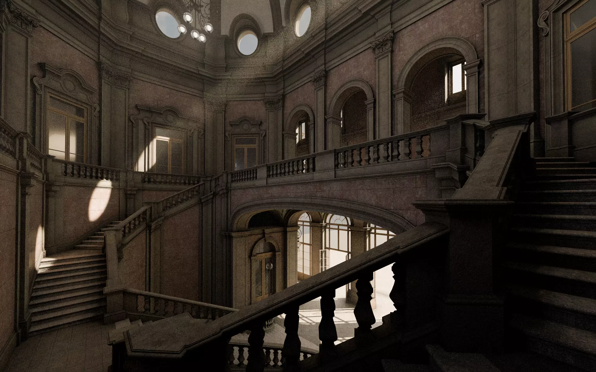 Grand Staircase 3D model_1