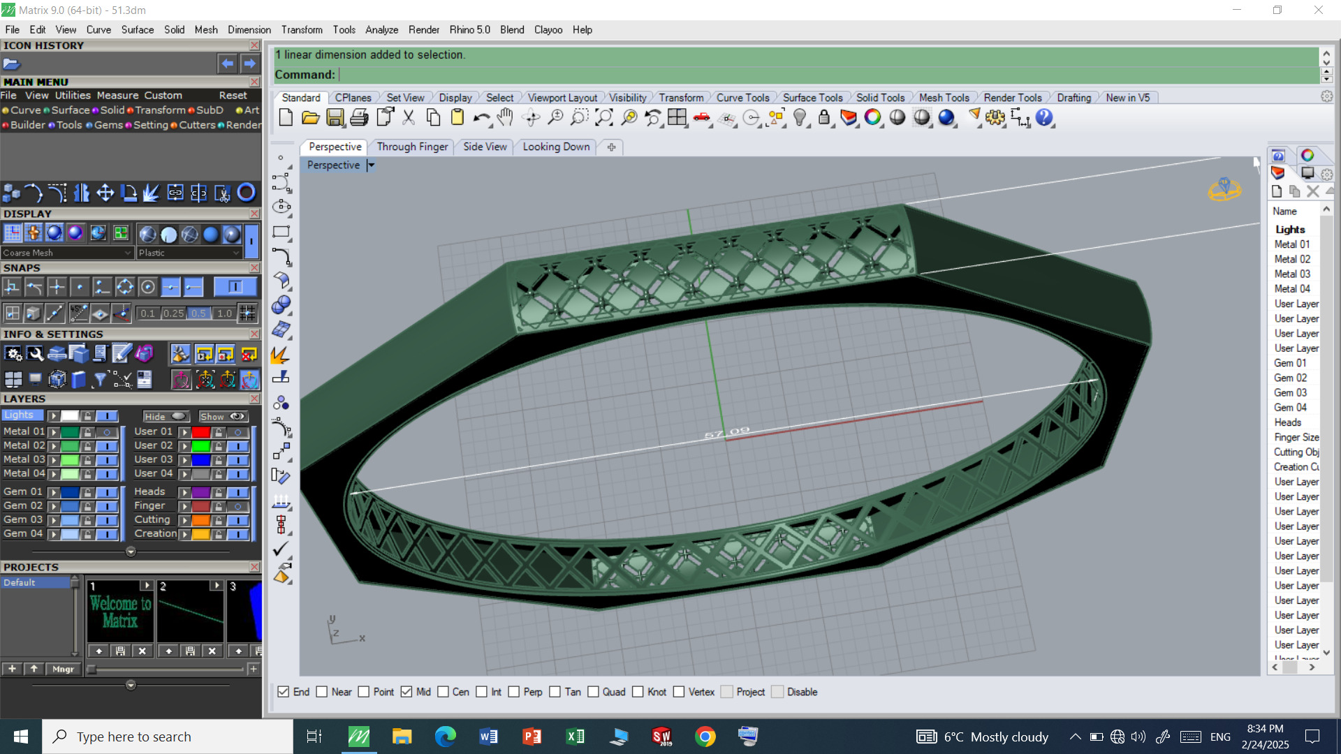 bangle 3D print model_3