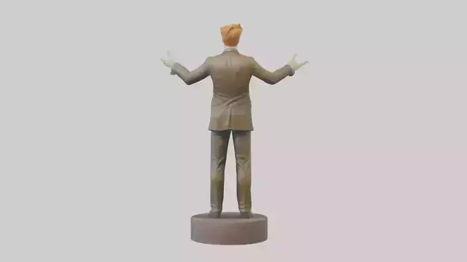 Conan OBrien statue model