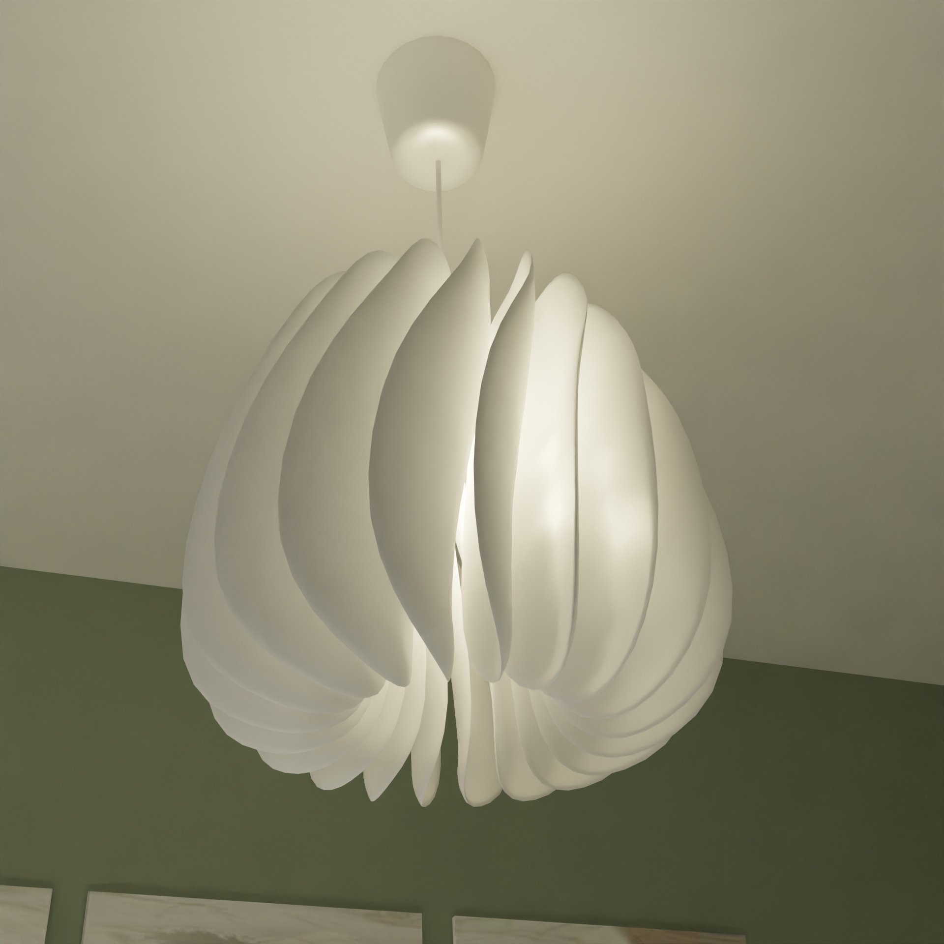 Bed IKEA MALM 3D model_3