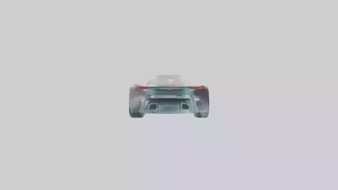 Concept Car with Transparent Bodywork model