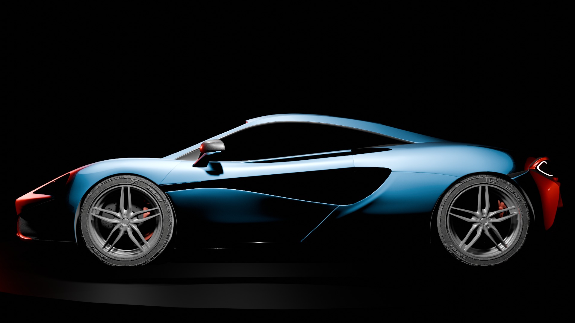 Mercedes-Benz Vision AVTR and 2021 McLaren 570S 3D Model Collection_8