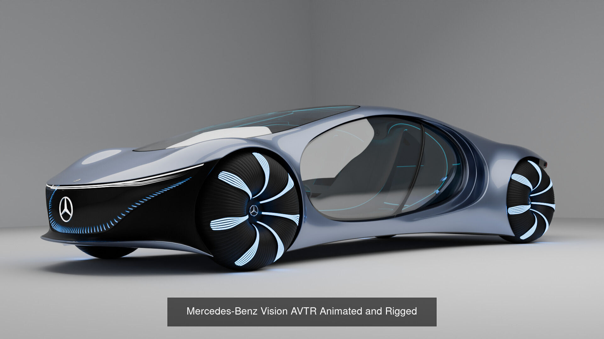 Mercedes-Benz Vision AVTR and 2021 McLaren 570S 3D Model Collection_2