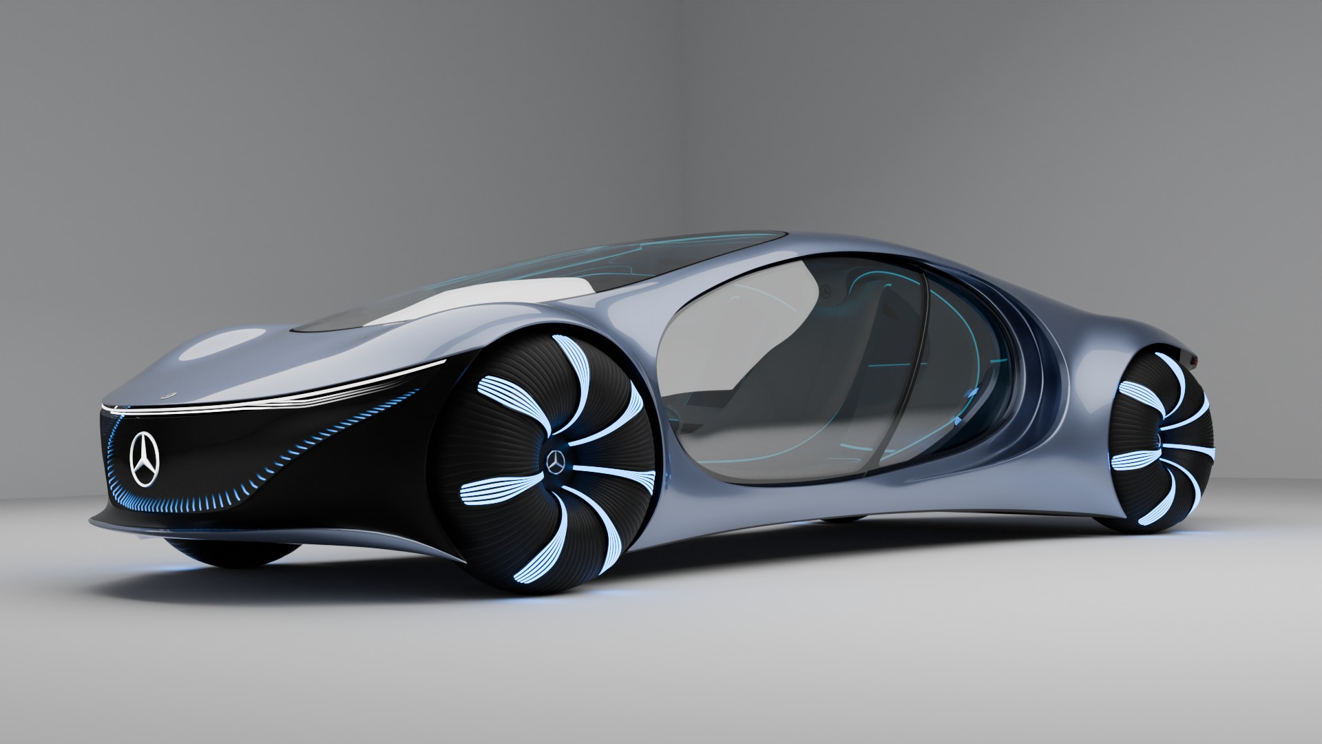 Mercedes-Benz Vision AVTR and 2021 McLaren 570S 3D Model Collection_25