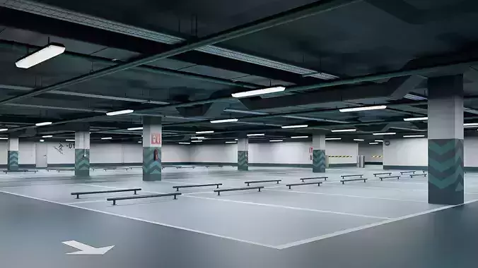 Low poly modular parking