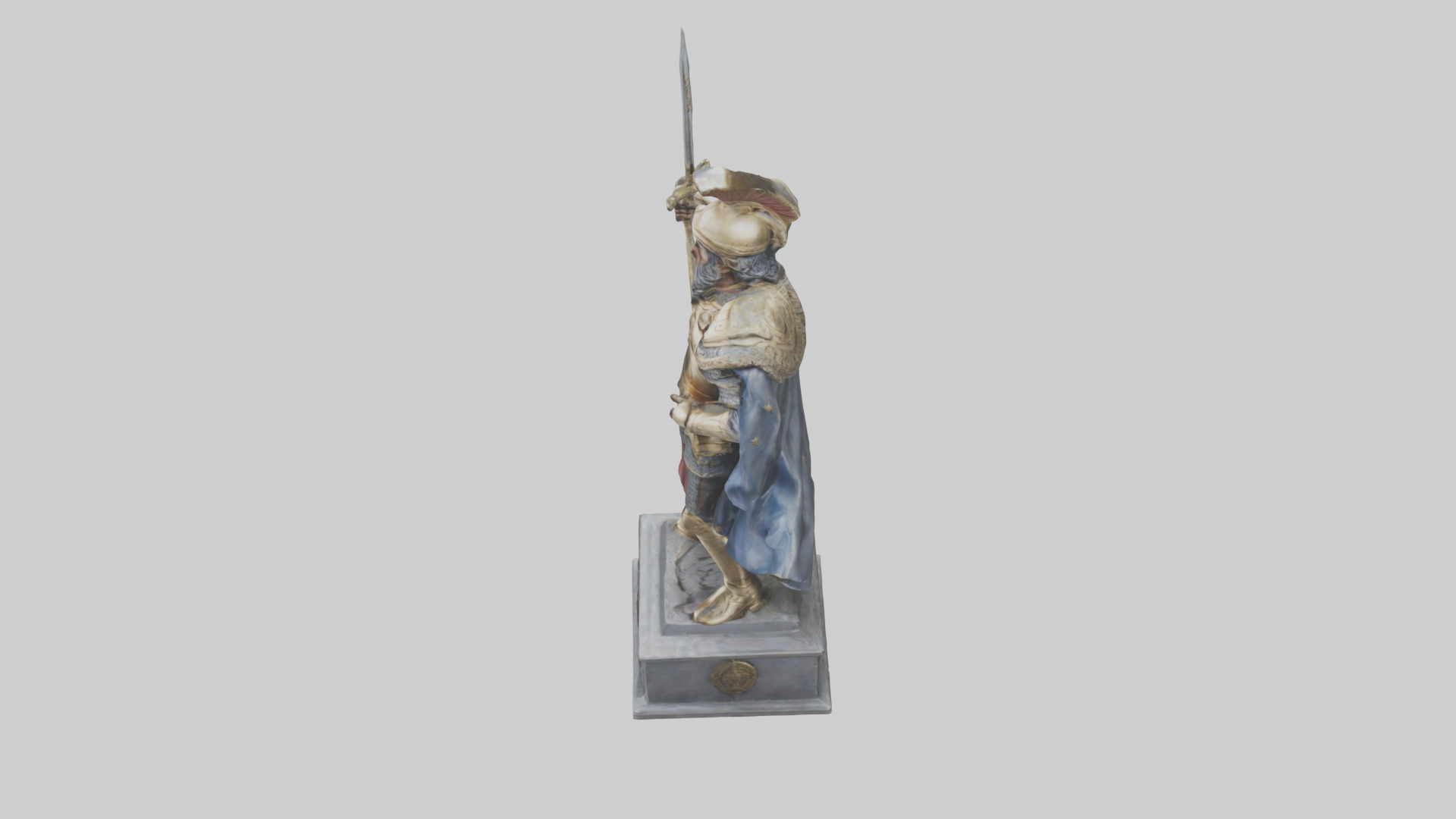 Conqueror General Statue model 3D model_17