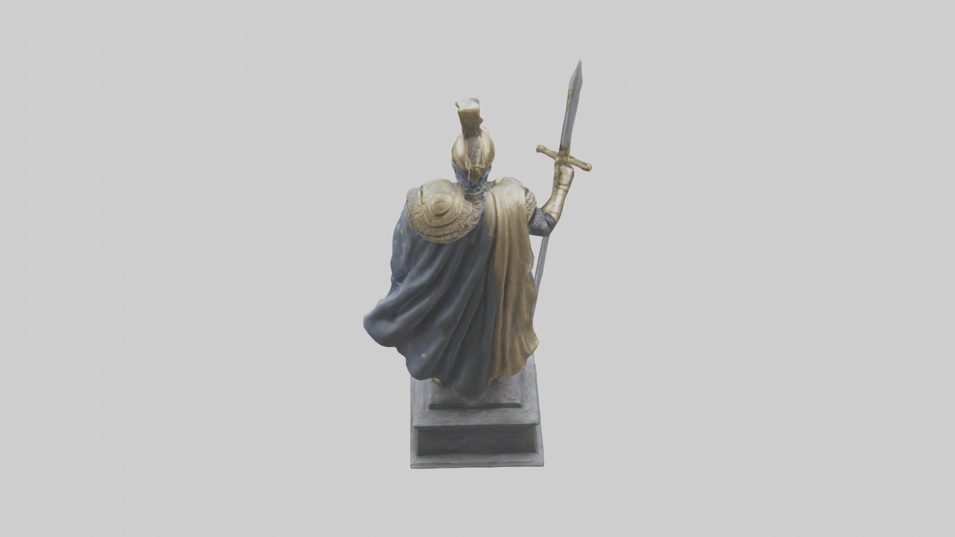 Conqueror General Statue model 3D model_15