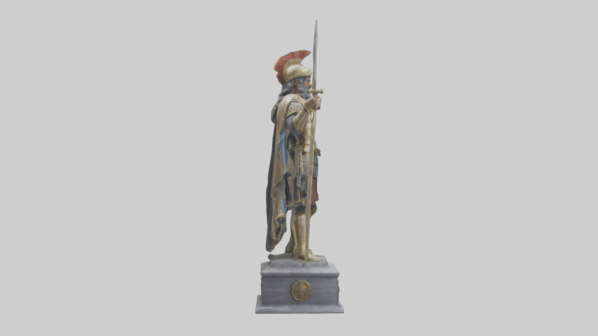 Conqueror General Statue model 3D model_13