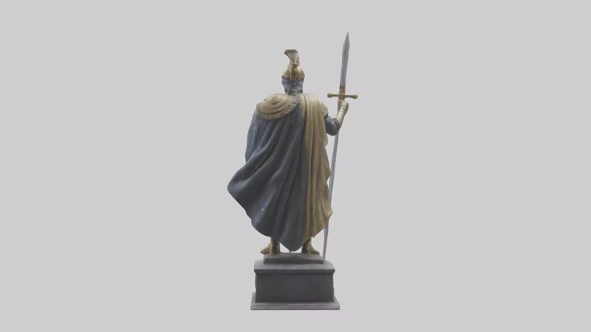 Conqueror General Statue model 3D model_0