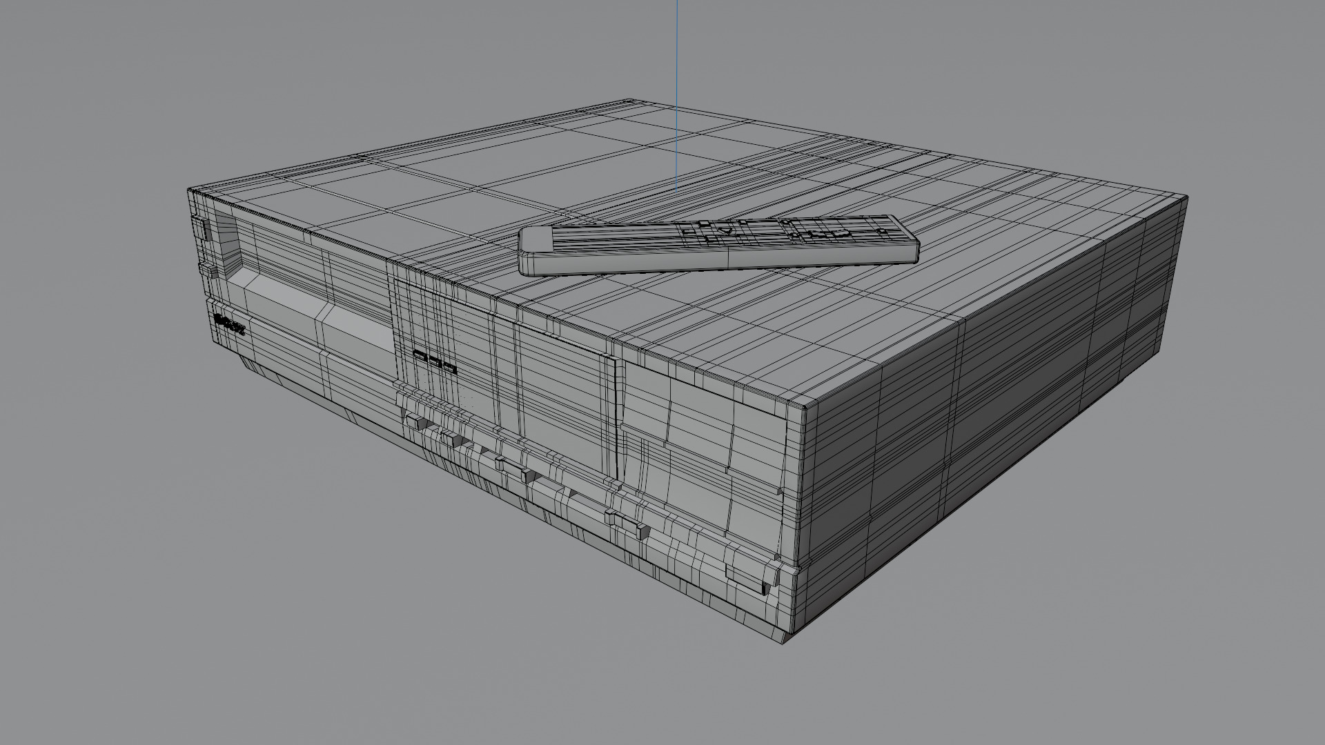 SONY SL-200ME MKIII BETAMAX VIDEO PLAYER AND RECORDER Low-poly 3D model_7