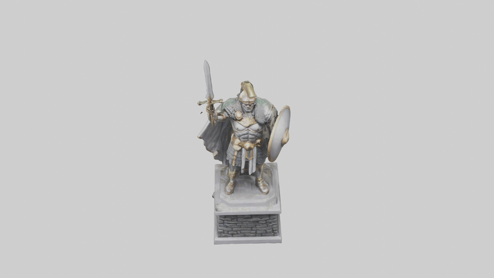 Conqueror Statue model 3D model_16