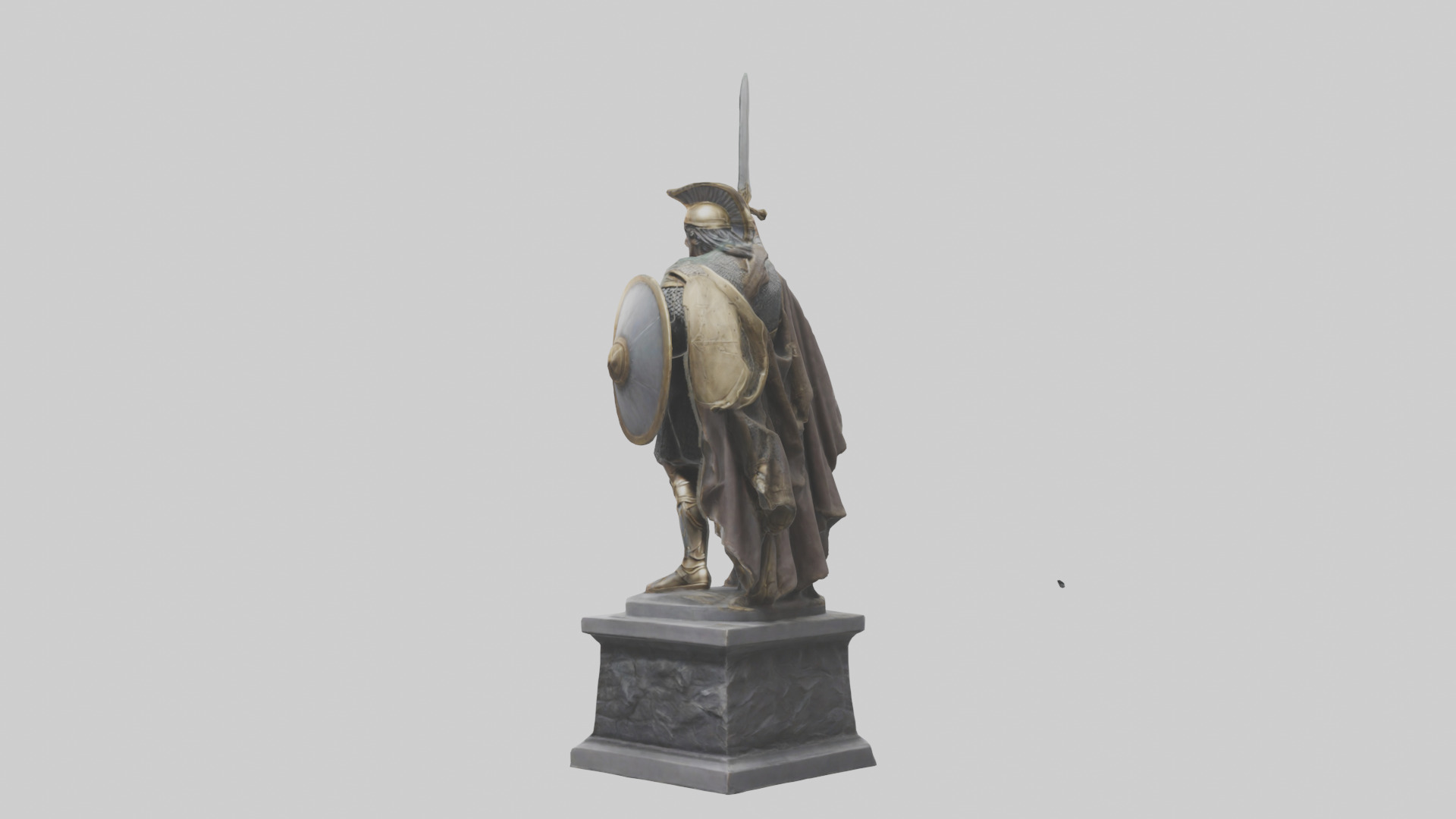 Conqueror Statue model 3D model_1