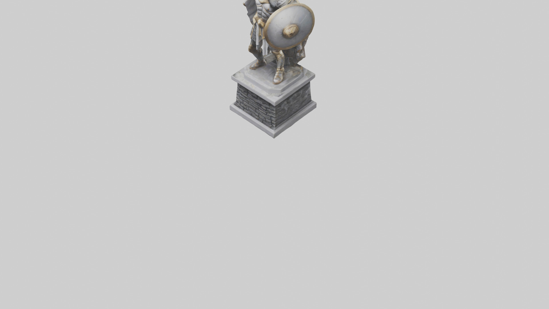 Conqueror Statue model 3D model_5