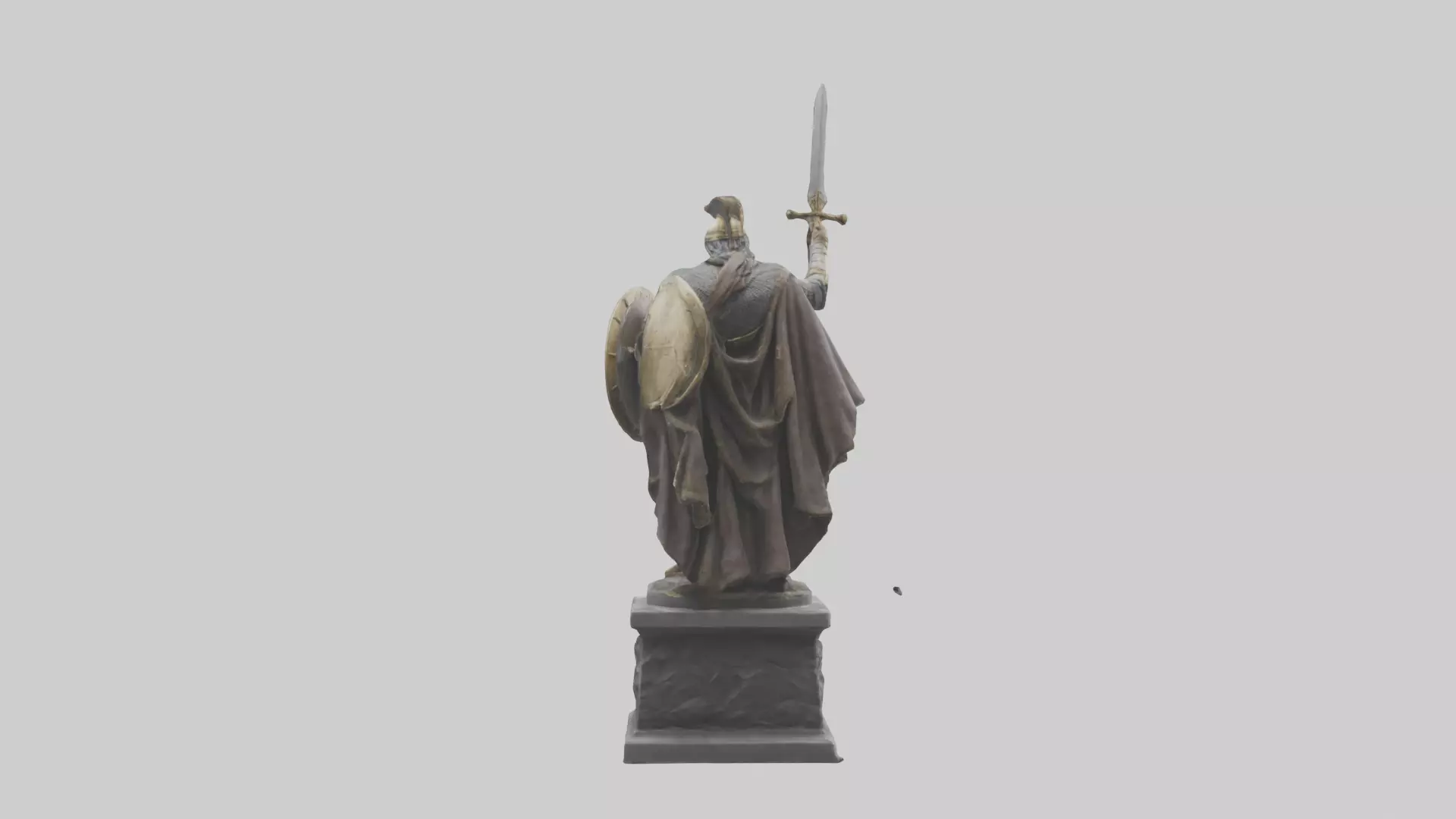 Conqueror Statue model 3D model_0