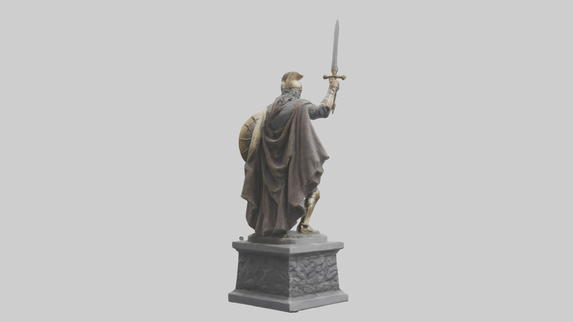 Conqueror Statue model 3D model_2