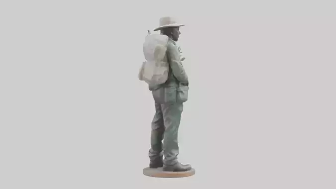 Conservationist Statue model