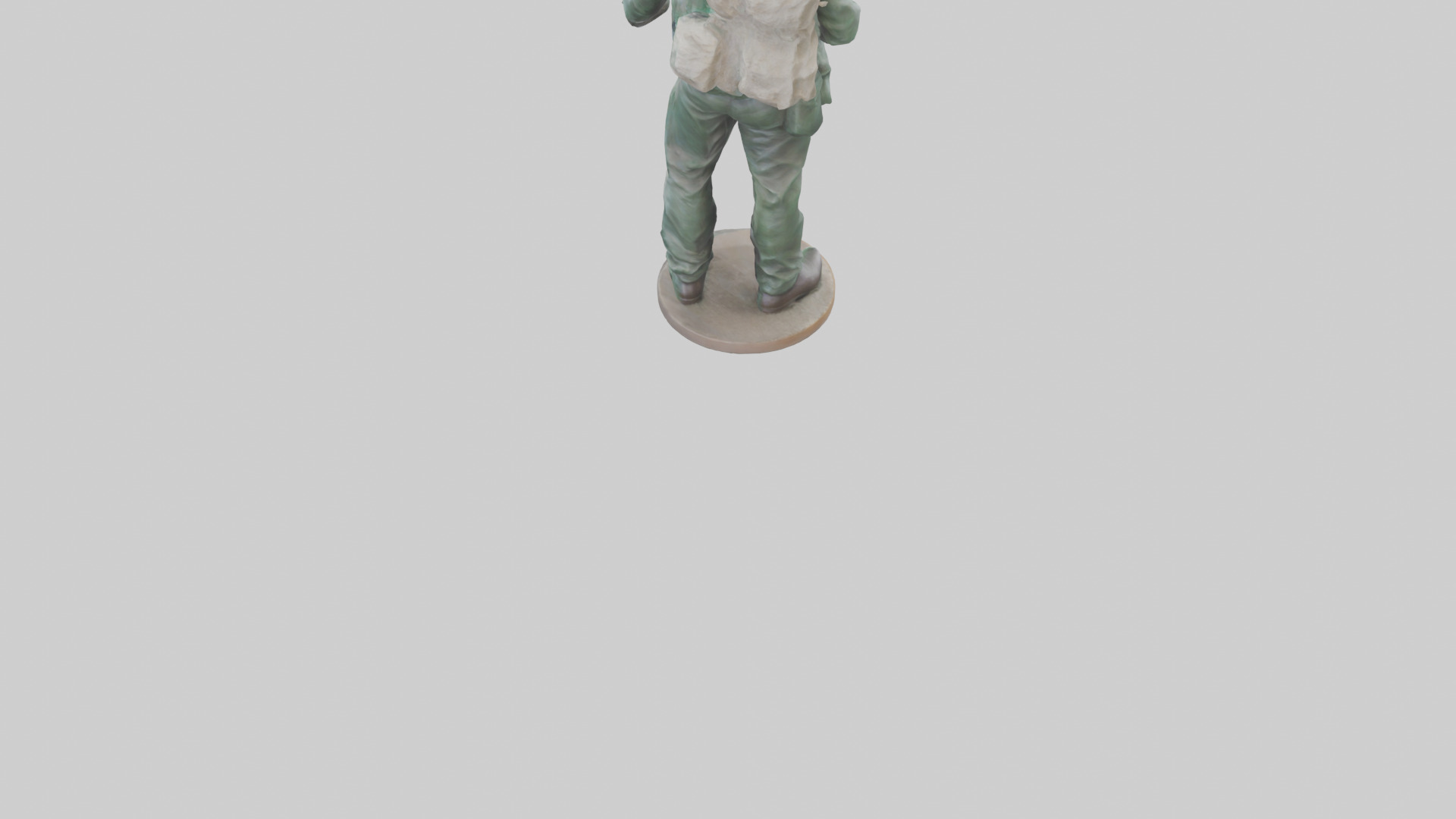 Conservationist Statue model 3D model_3