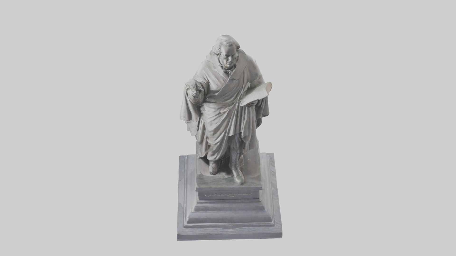Constitutional Monument statue model 3D model_16