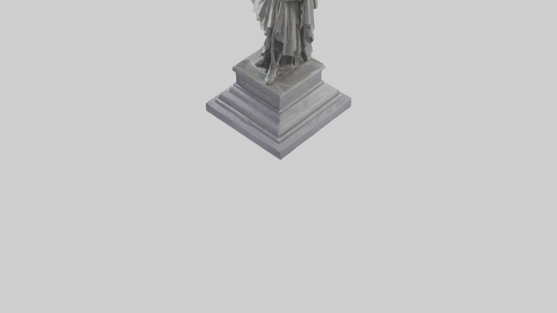 Constitutional Monument statue model 3D model_5