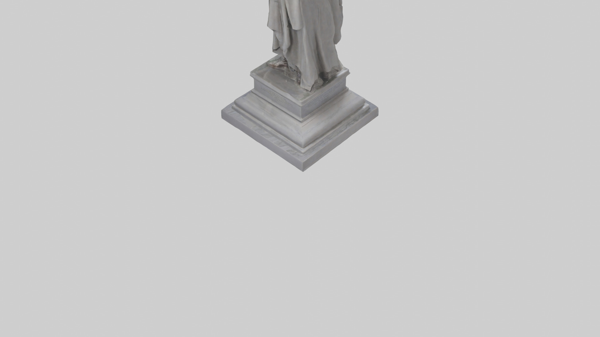 Constitutional Monument statue model 3D model_3