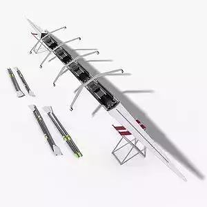 Quadruple Scull Rowing Boat