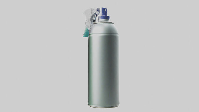 Cooking Spray Can model 3D model 2