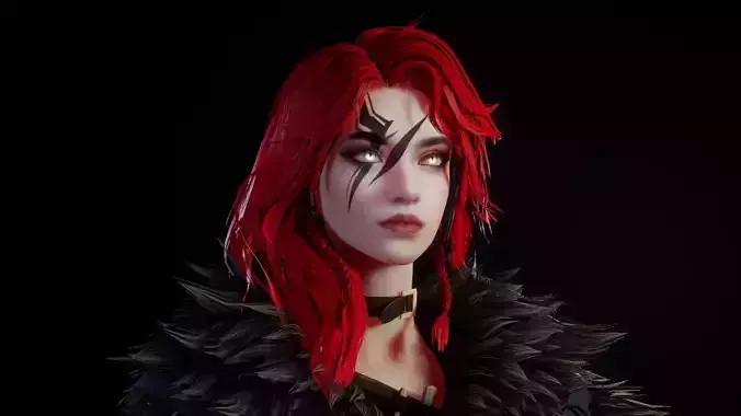 HUNTER GIRL 3D MODEL