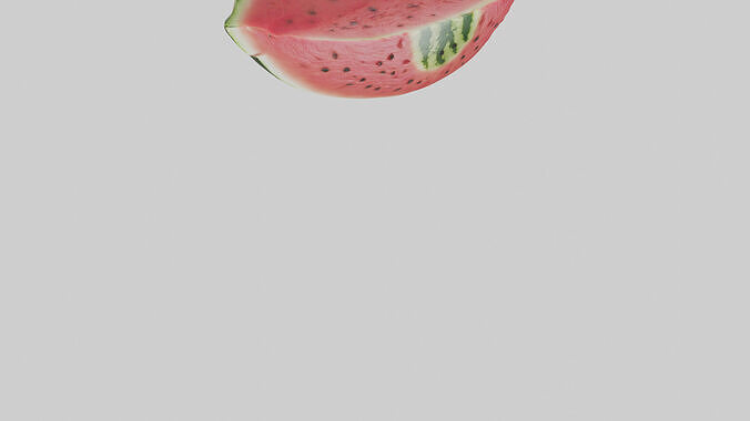 Cool Watermelon Slice model 3D model 7