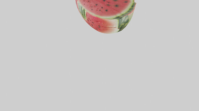 Cool Watermelon Slice model 3D model 6