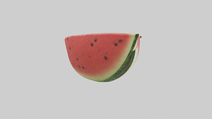 Cool Watermelon Slice model 3D model 3