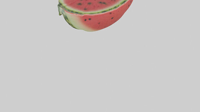 Cool Watermelon Slice model 3D model 4