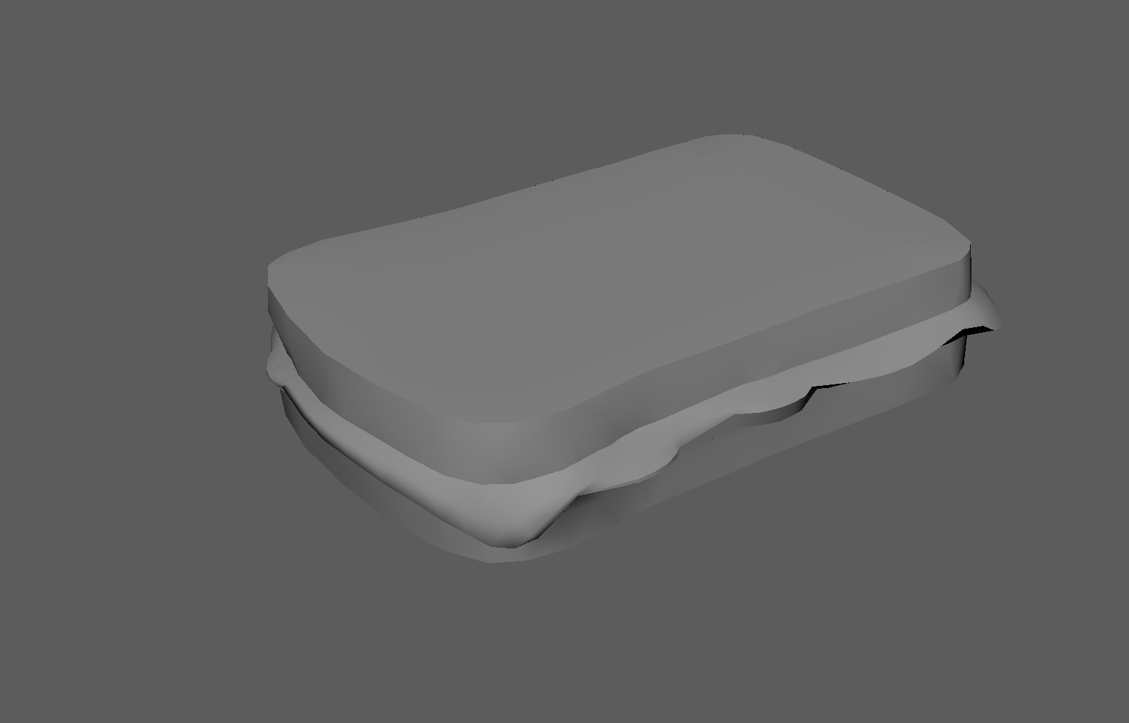 Sandwich Low-poly 3D model_6
