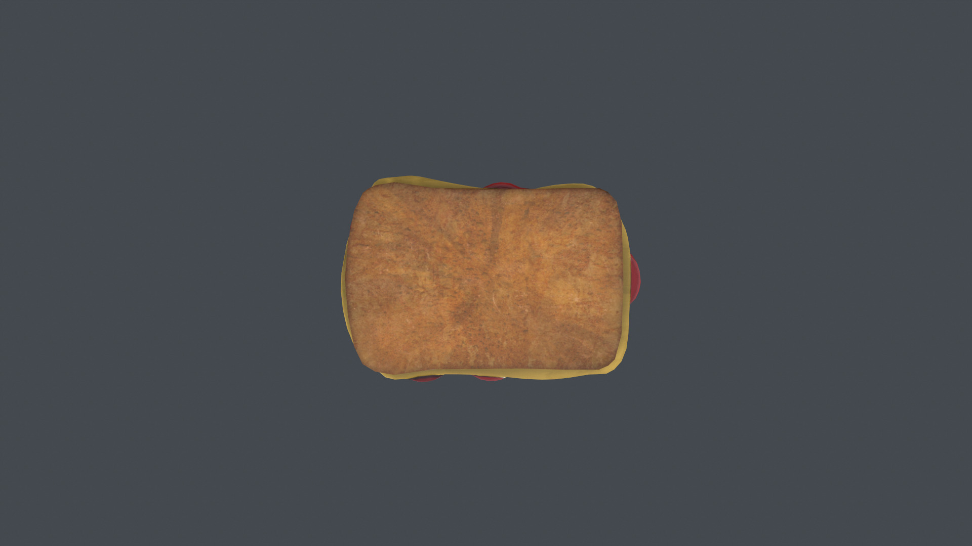 Sandwich Low-poly 3D model_3