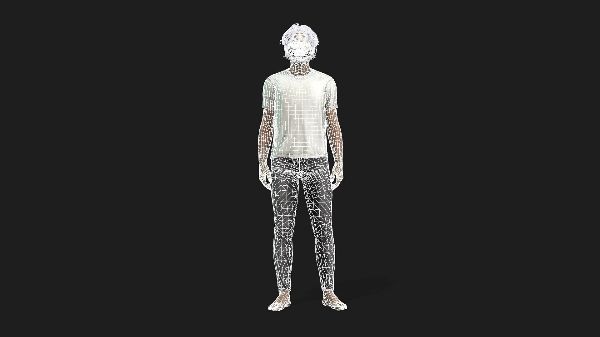 Cheap and High Quality 3D Man Model 3D model_11