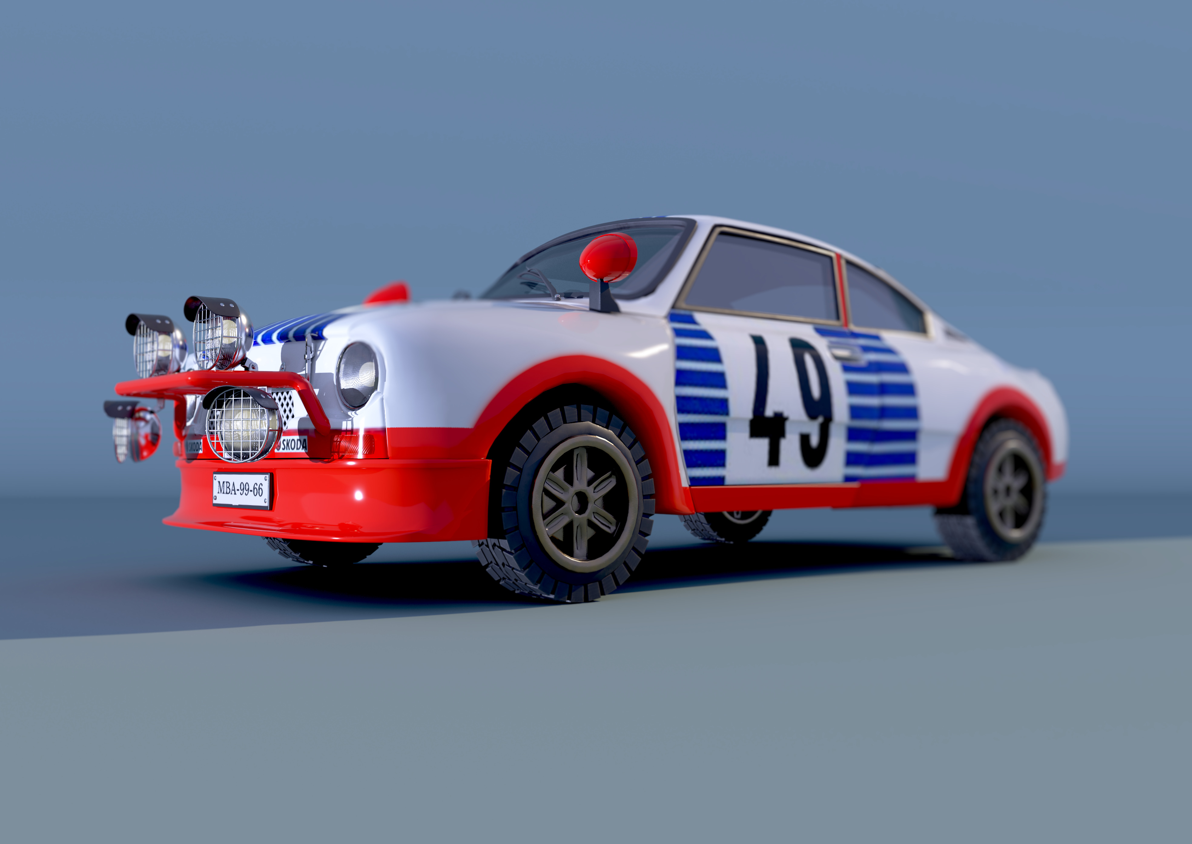 skoda 3D model_1