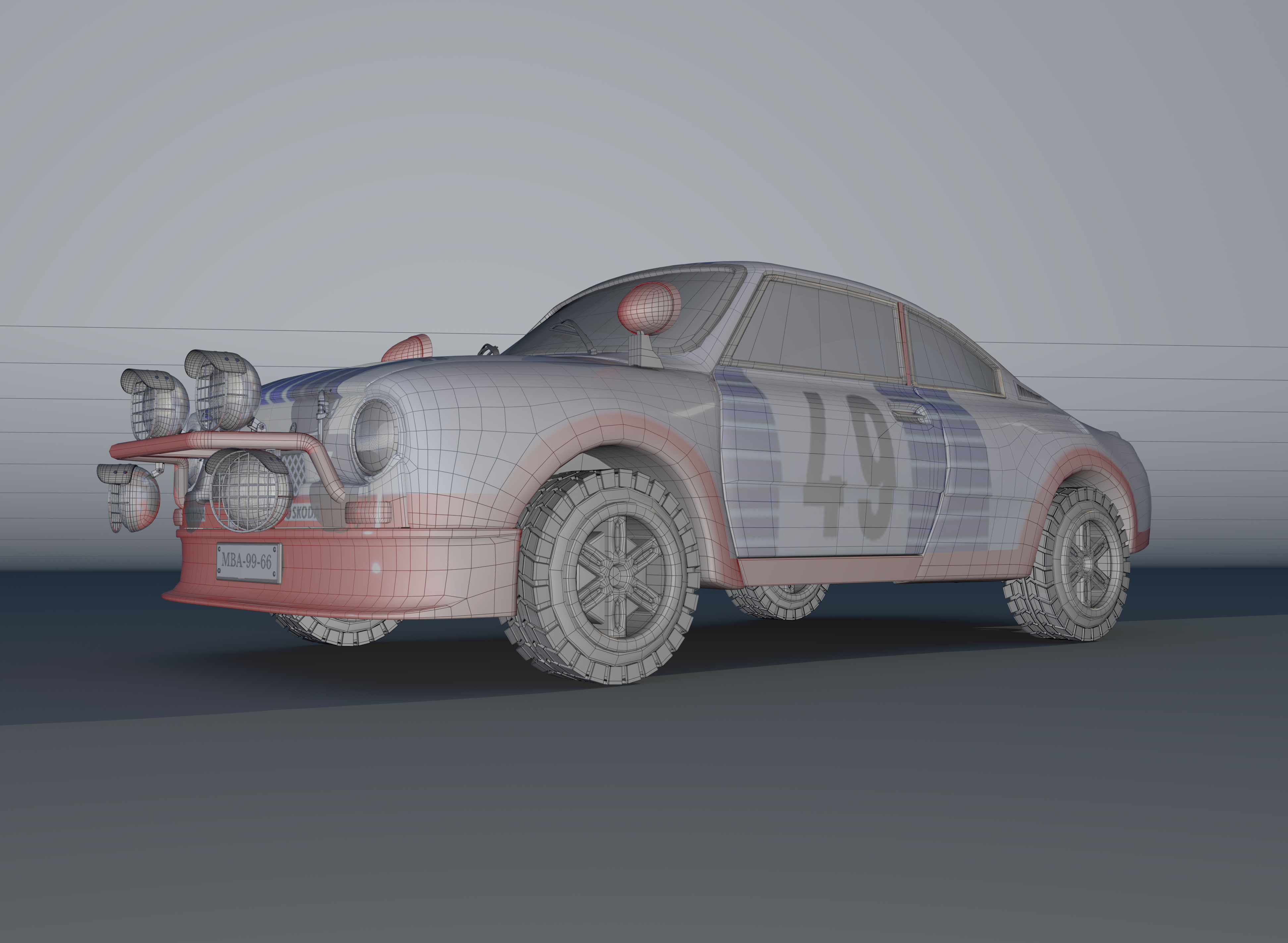 skoda 3D model_4